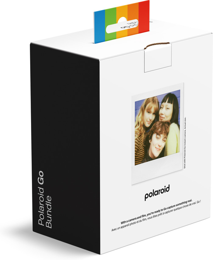 Polaroid Go Gen 3 Zwart + Color Film (8 stuks) verpakking