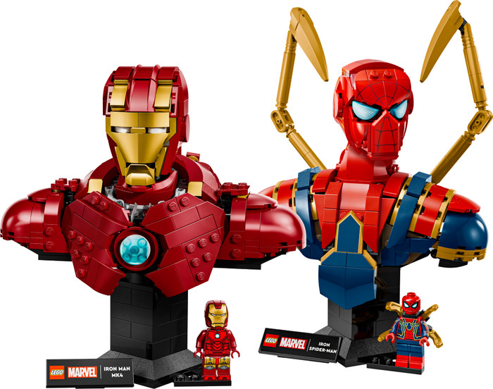 LEGO Marvel bustes set Main Image