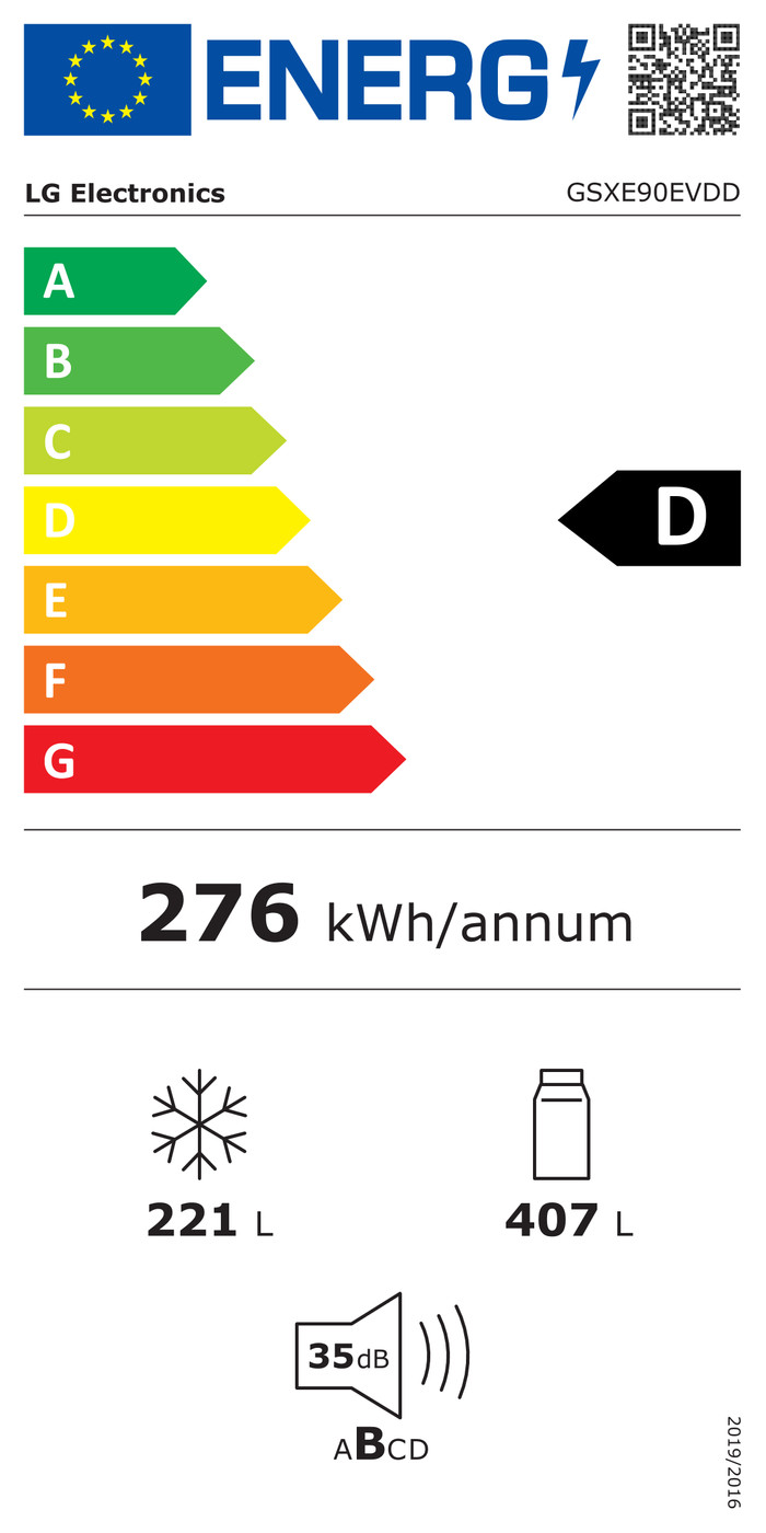LG GSXE90EVDD energielabel