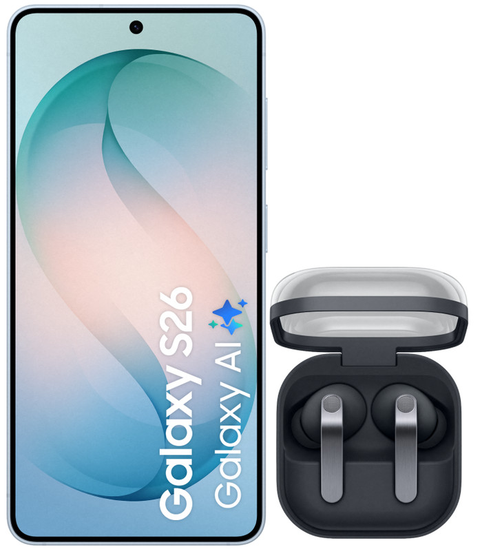 Samsung Galaxy S26 256 Go Bleu Clair 5G + Samsung Galaxy Buds4 Pro Noir Main Image