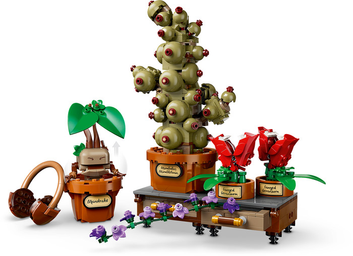LEGO Harry Potter Zweinstein Kruidenkunde Planten 76474 detail