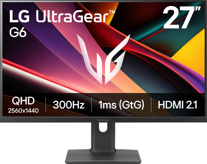 LG UltraGear 27GN64NA-B voorkant