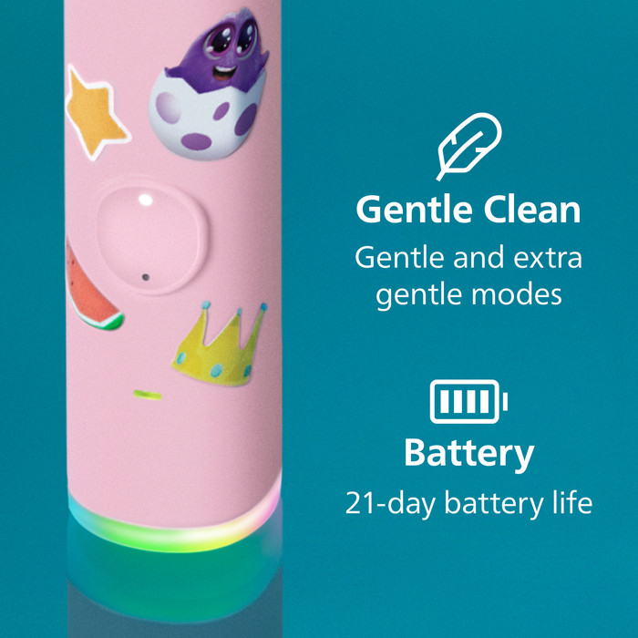 Philips Sonicare For Kids 3+ Smart HX6600/41 Roze detail