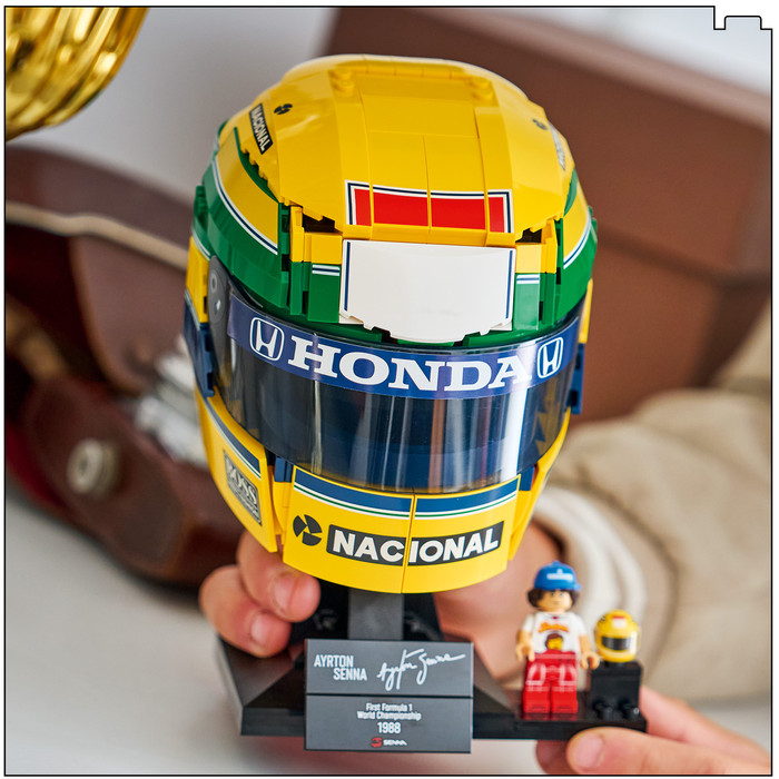 LEGO Editions - F1 Casque d'Ayrton Senna 43024 produit à l'usage