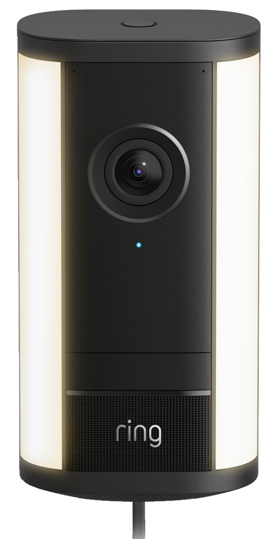 Ring Spotlight Cam Pro 2e Génération Filaire Noir avant