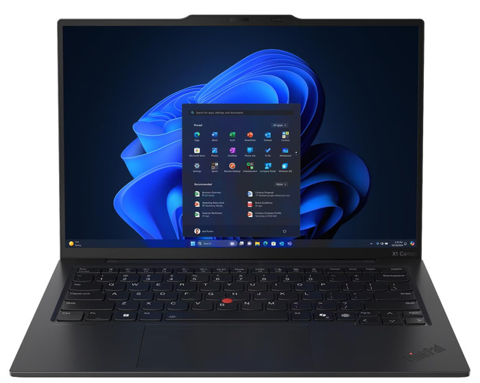 Lenovo ThinkPad X1 Carbon G13 (Intel) Copilot+ PC - 21NS016DMB Azerty voorkant