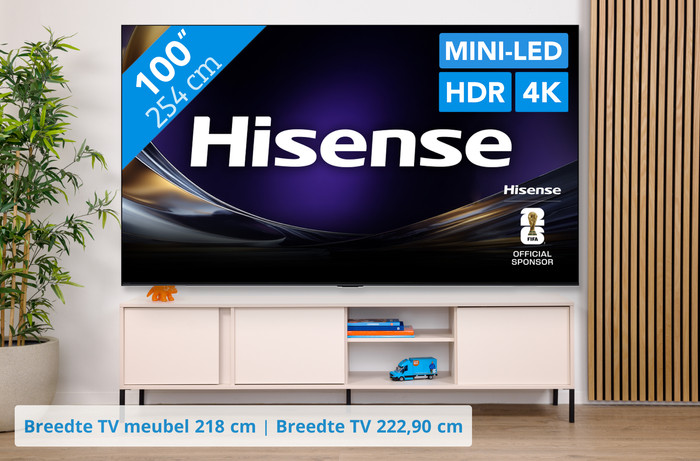 Hisense QD Mini-led 100" U79S PRO (2026) visual Coolblue 1