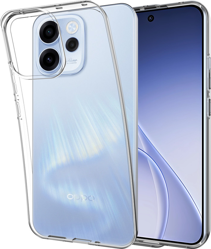 Just in Case Soft Design OPPO Reno15 F Back Cover Transparant voorkant