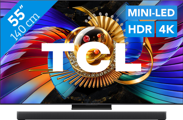 TCL SQD Mini-led 55" 80L (2026) + TCL A65K Main Image