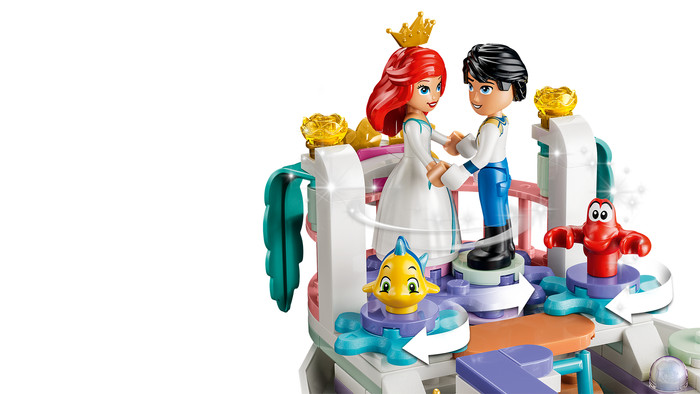LEGO Disney Ariëls Koninklijke Trouwboot 43299 detail