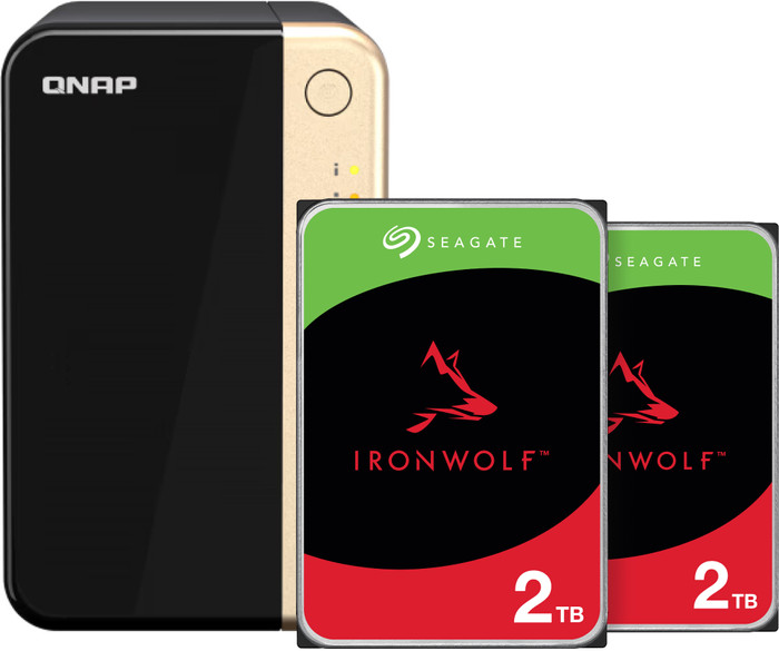 QNAP TS-264-8G + Seagate IronWolf 2 To Lot de 2 Main Image