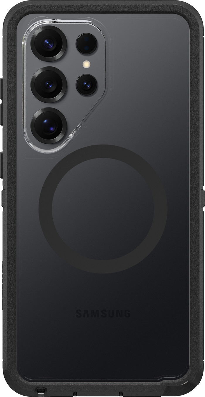 Otterbox Defender Samsung Galaxy S26 Ultra Back Cover met Magneet Transparant Zwarte Rand Main Image