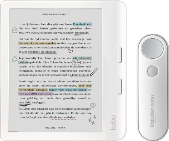 Kobo Libra Colour Wit + Remote Main Image