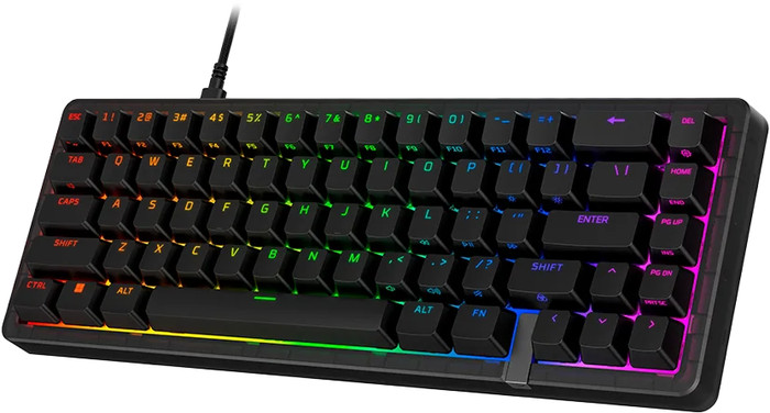 HyperX Orginis 2 Pro 65% Gaming Toetsenbord Azerty rechterkant