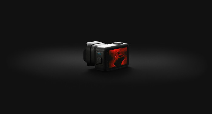 GoPro MISSION 1 Pro product in gebruik