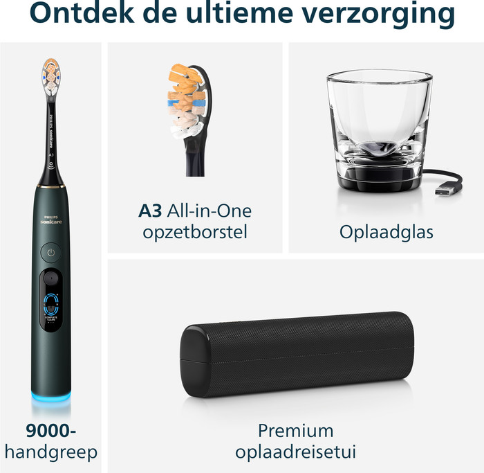 Philips Sonicare Series 9000 HX9213/84 Groen accessoire