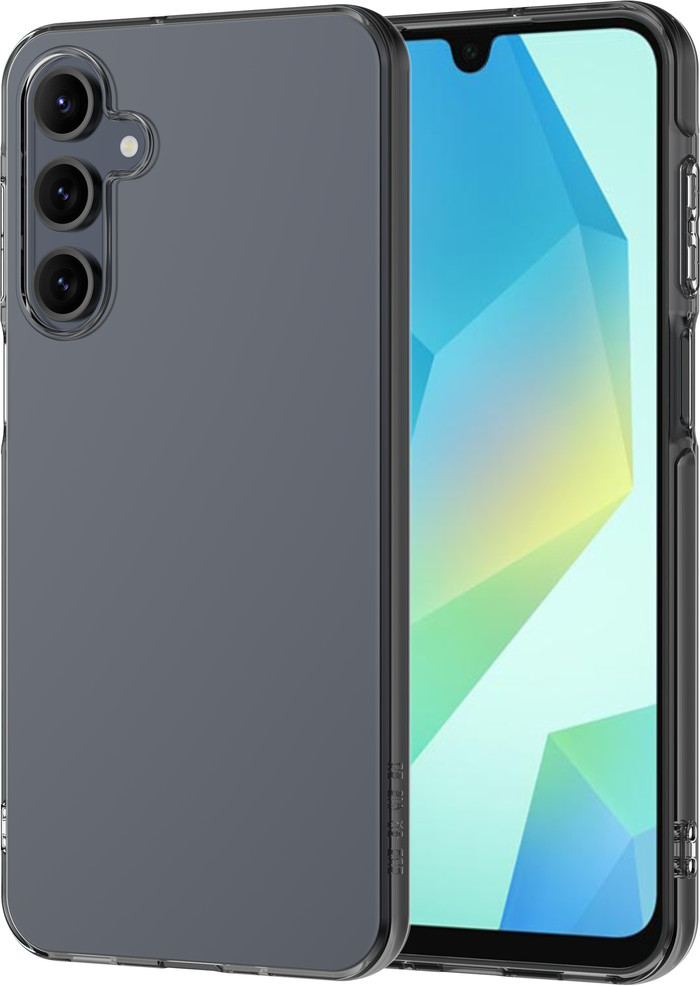 Just in Case Soft Design Samsung Galaxy A16 Back Cover Transparant voorkant