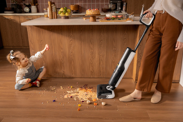 Roborock F25 product in gebruik