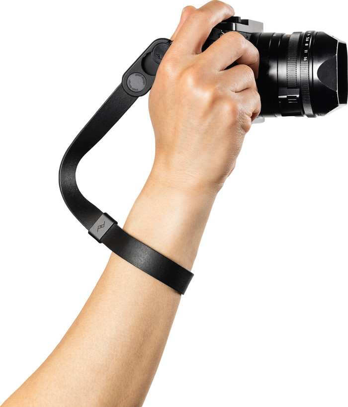 Peak Design Cuff Leather Camera Polsband Zwart Main Image
