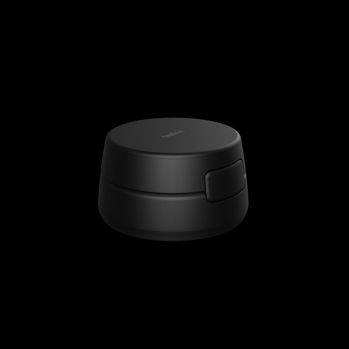 Belkin UltraCharge Pro Chargeur Sans Fil 2-en-1 MagSafe avec Support Qi2 25 W Noir avant