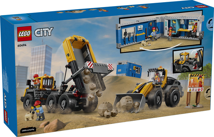 LEGO City - Le Camion-benne et la Chargeuse Frontale 60494 emballage