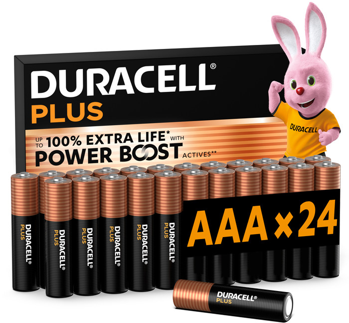 Duracell Plus AAA batterijen 24 stuks Main Image
