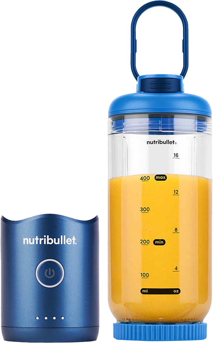 Nutribullet FLEX Blauw product in gebruik