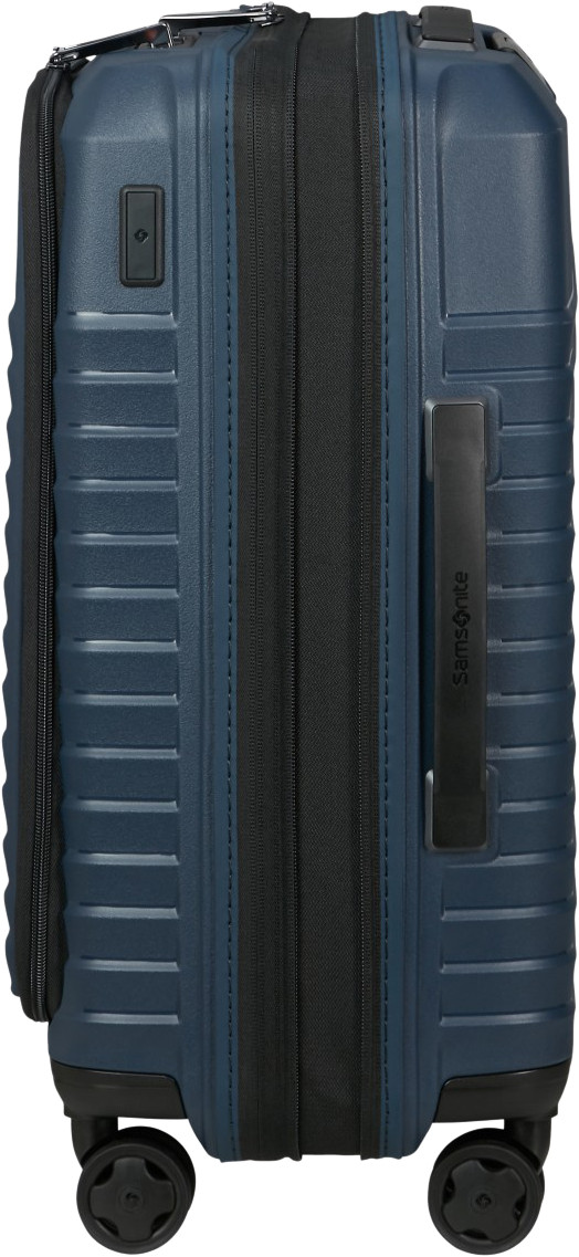 Samsonite Intuo Valise à 4 Roulettes Easy Access Expandable 55 cm Blue côté gauche