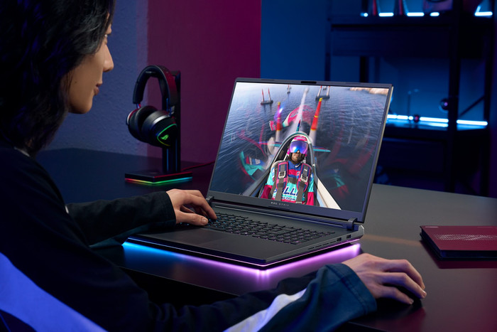 ASUS ROG Strix 16 G615LP-S5270W AZERTY product in gebruik