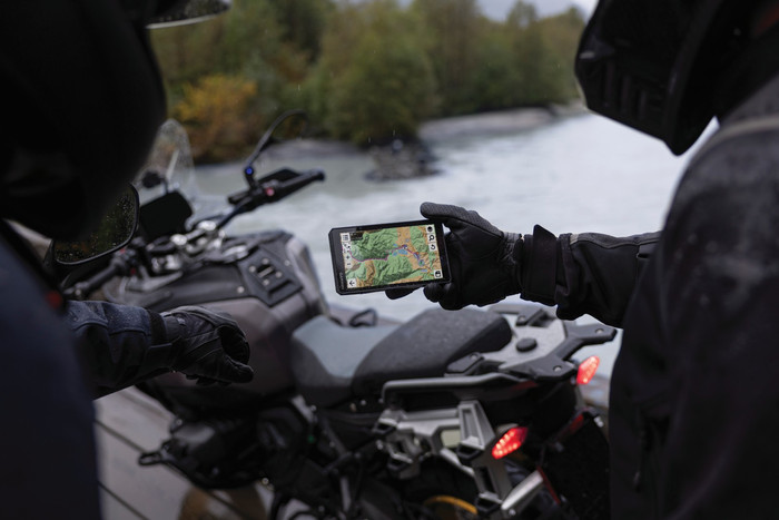 Garmin Zumo XT 3 4.7 inch Wereld product in gebruik