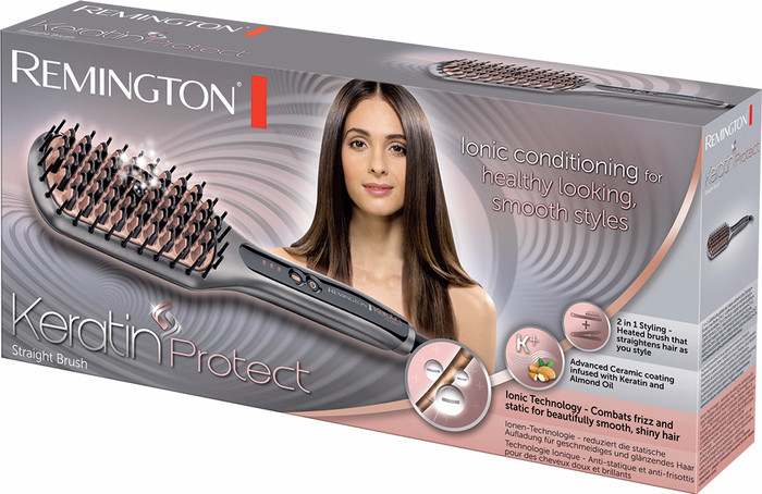 Remington CB7480 Keratin Protect Straight Brush emballage