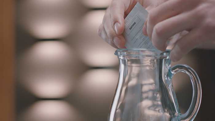 Philips / Saeco Melkreiniger CA6705/10 product in gebruik