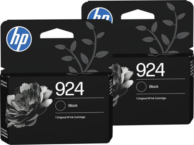HP 924 Cartridge Zwart Duo Pack Main Image