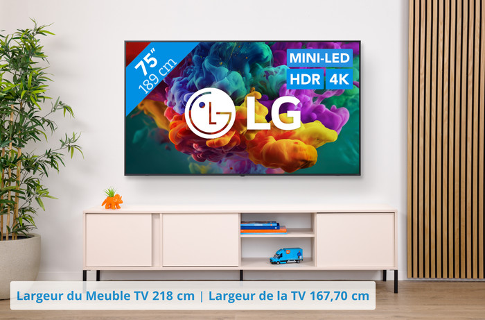 LG Mini-LED 75" QNED85 (2026) visuel Coolblue 1