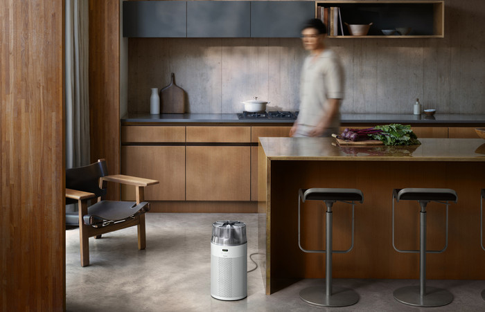 Dyson HushJet Purifier HJ10 product in gebruik