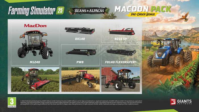 Farming Simulator 25: Beans & Alpacas Edition PC visuel fournisseur