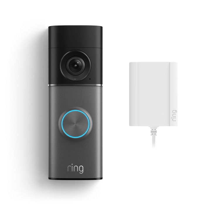 Ring Sonnette Vidéo Pro Filaire 3e Génération + Chime Plus avant
