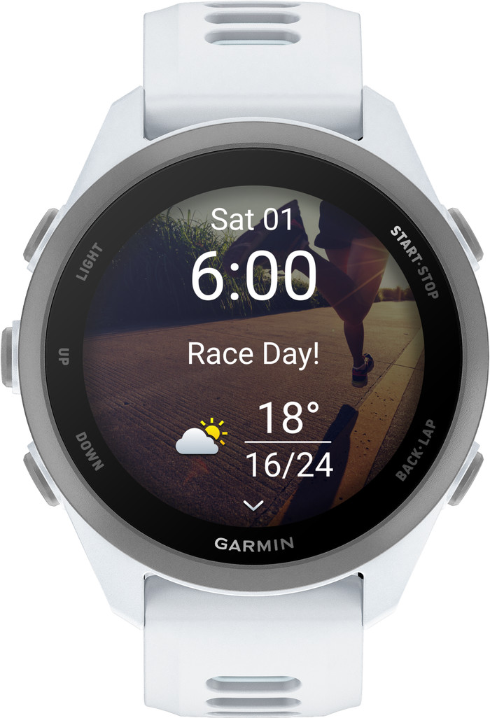 Garmin Forerunner 170 43 mm Wit voorkant