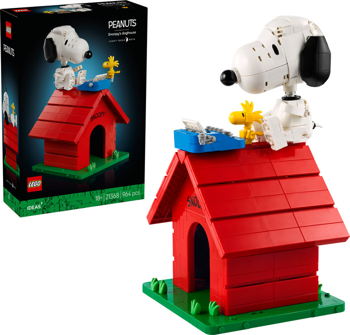 LEGO Ideas - Peanuts : la Niche de Snoopy 21368 côté droit