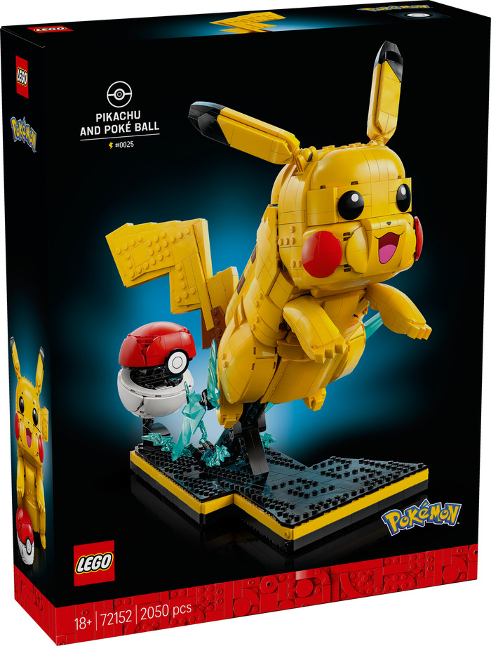 LEGO Pokémon Pikachu en Pokéball 72152 verpakking