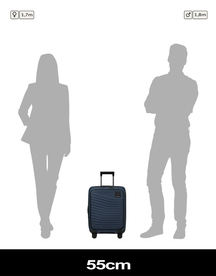 Samsonite Intuo Valise à 4 Roulettes Easy Access Expandable 55 cm Blue visuel fournisseur