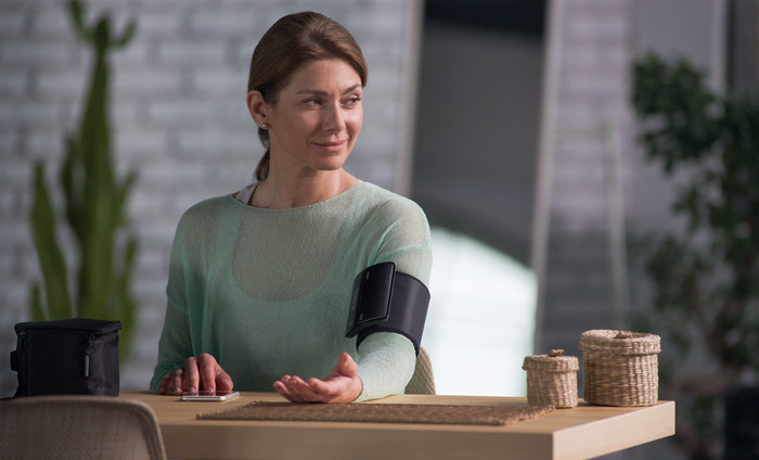 Omron EVOLV product in use