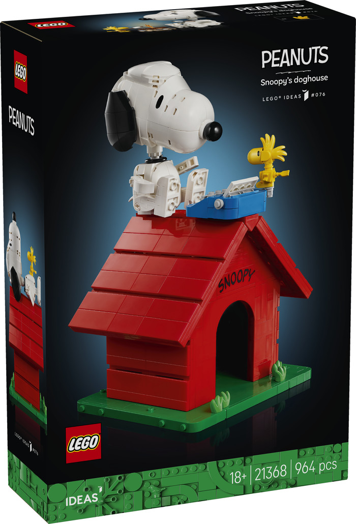 LEGO Ideas - Peanuts : la Niche de Snoopy 21368 emballage