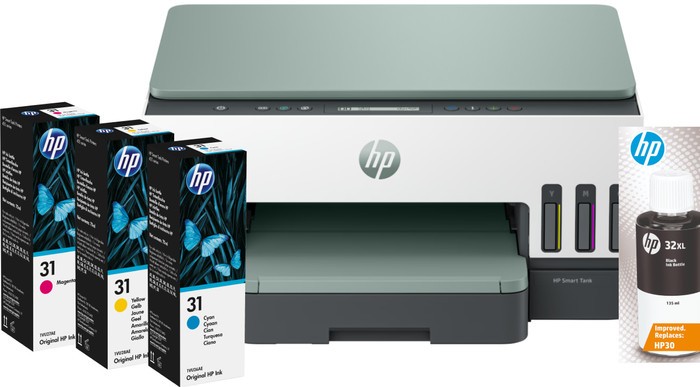 HP Smart Tank 7307 + Extra 1 Set Ink Bottles Main Image