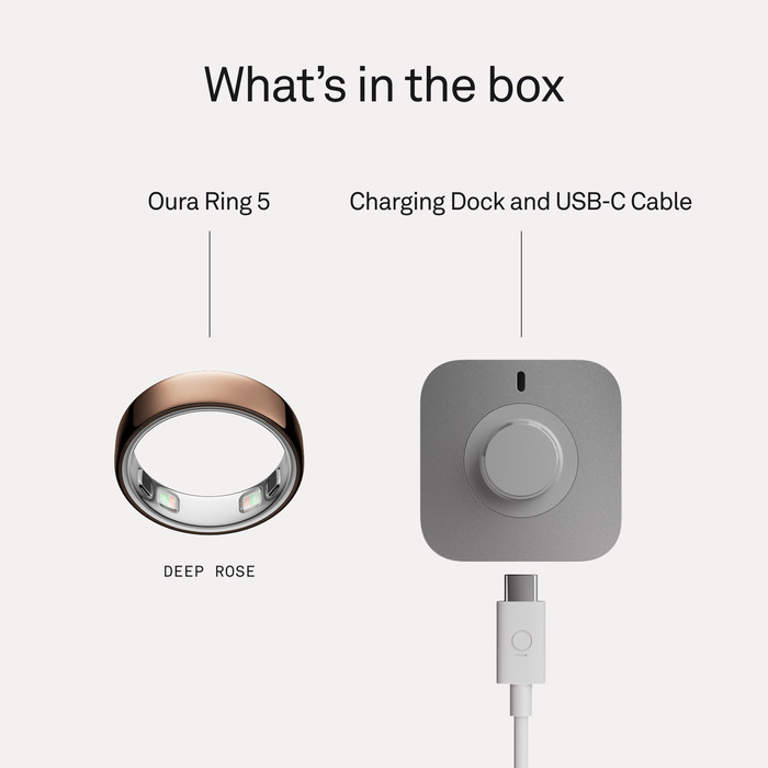 Oura Ring 5 Size 13 Deep Rose visual supplier