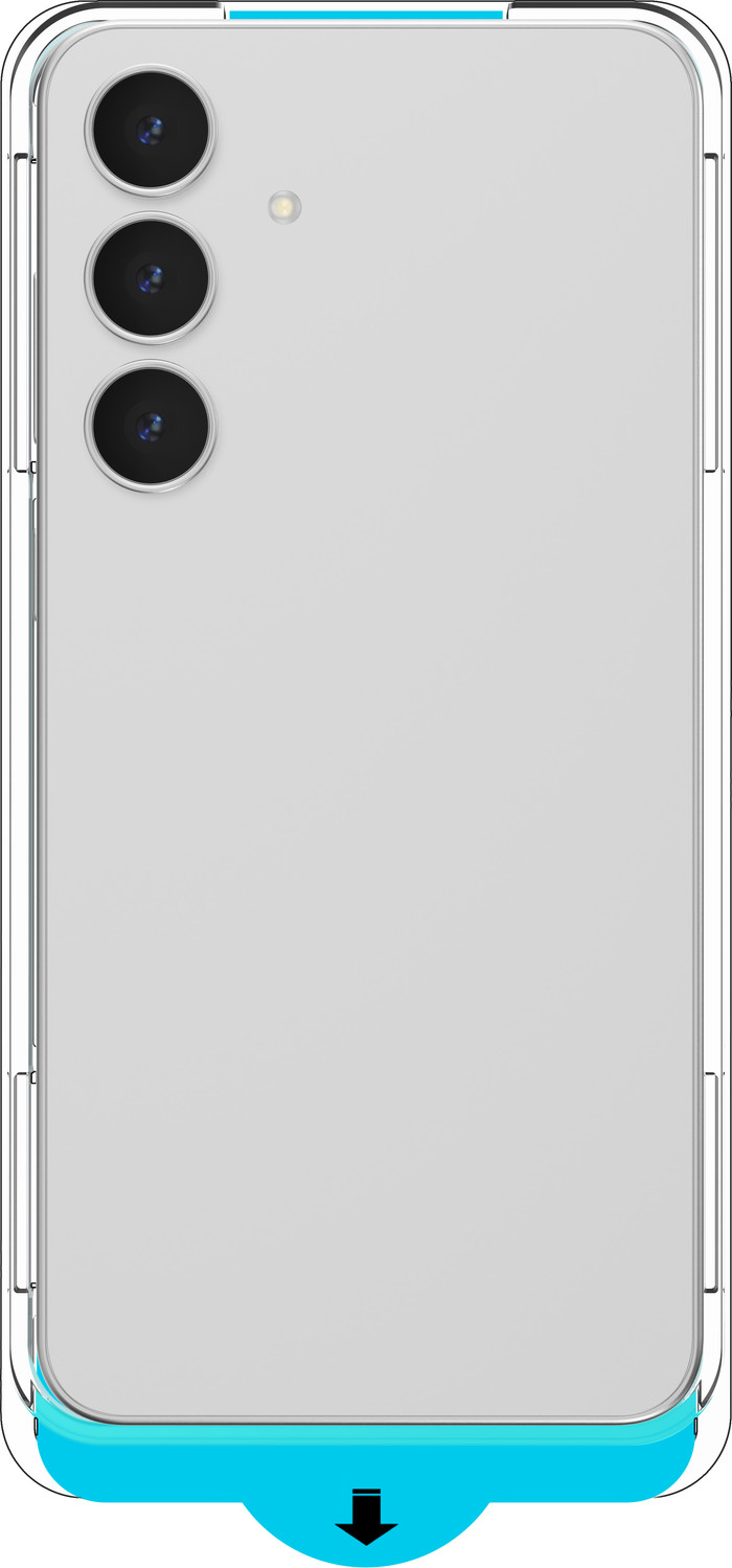 Just In Case Tempered Glass Samsung Galaxy S25 FE Protège-écran arrière