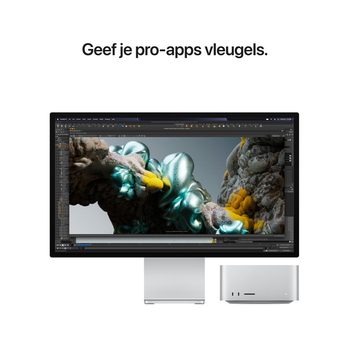 Apple Mac Studio (2026) M5 Ultra (30 CPU / 64 GPU) 96GB/1TB visual leverancier