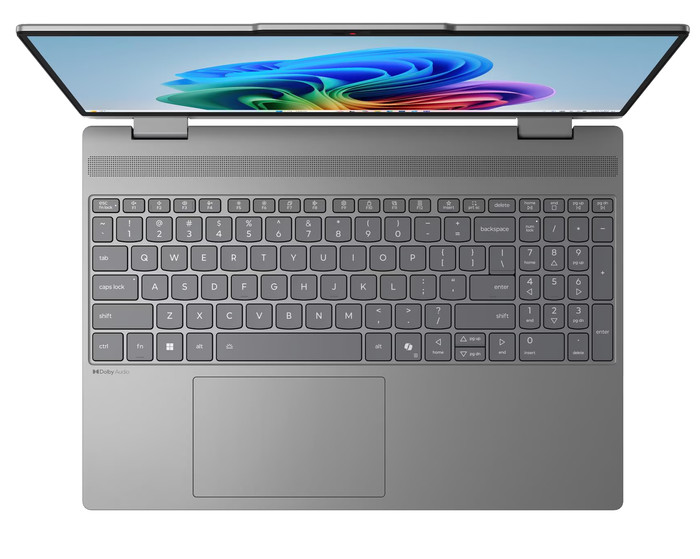 Lenovo IdeaPad 5 2-in-1 OLED Copilot+ 14IPH11 83UG0056MB AZERTY bovenkant