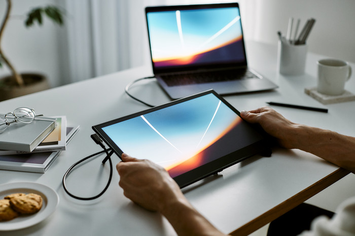 Wacom Movink 13 product in gebruik