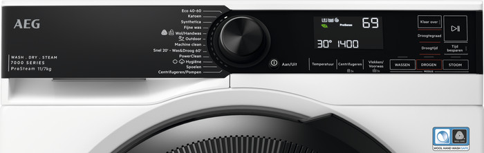 AEG LWR76144 ProSteam detail